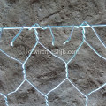 Hot mencelupkan Galvanized Hexagonal Mesh Gabion Basket